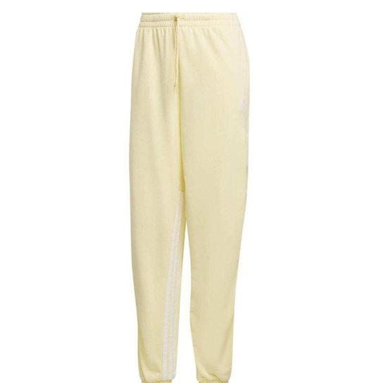 Calça Jogger Adidas Hyperglam 3 Stripes Amarelo P