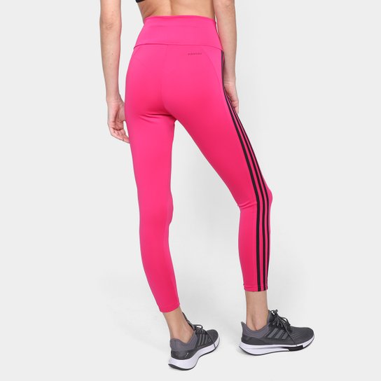 Calça Legging Adidas 3 Listras Designed To Move Feminina