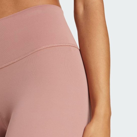 Calça Legging Adidas Capri All Me Feminina Rosê
