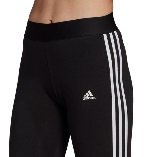 Calça Legging Adidas Essentials 3 Listras Feminina
