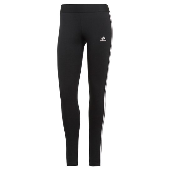 Calça Legging Adidas Essentials 3 Listras Feminina