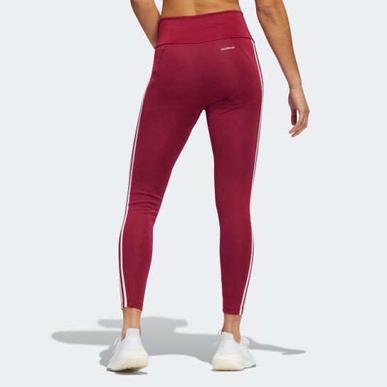 Calça Legging Adidas Essentials 3 Listras Feminina