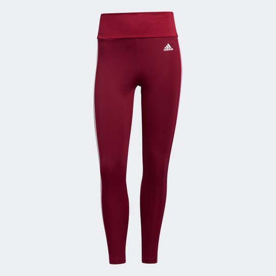 Calça Legging Adidas Essentials 3 Listras Feminina