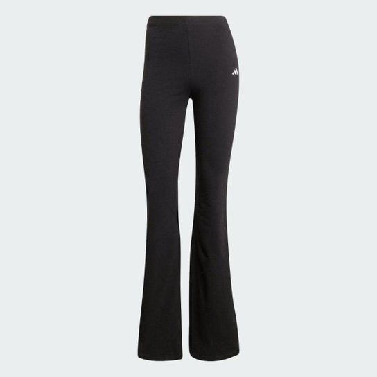 Calça Legging Adidas Flare Essentials com Logo Pequeno Feminina