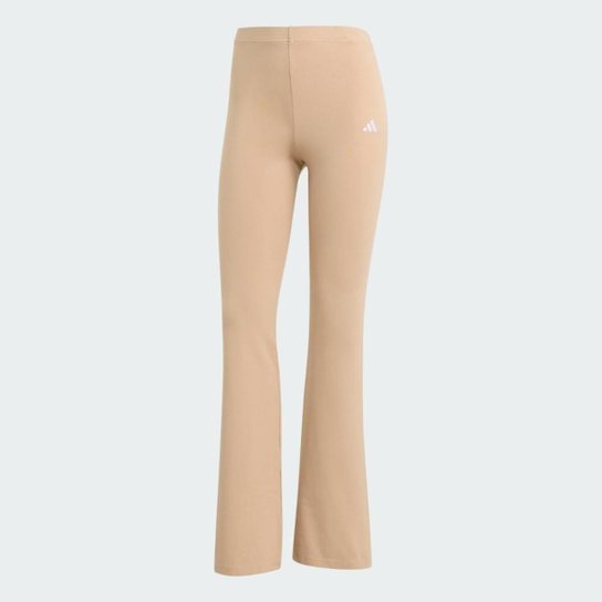 Calça Legging Adidas Flare Essentials com Logo Pequeno Feminina