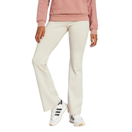 Calça Legging Adidas Flare Essentials com Logo Pequeno Feminina