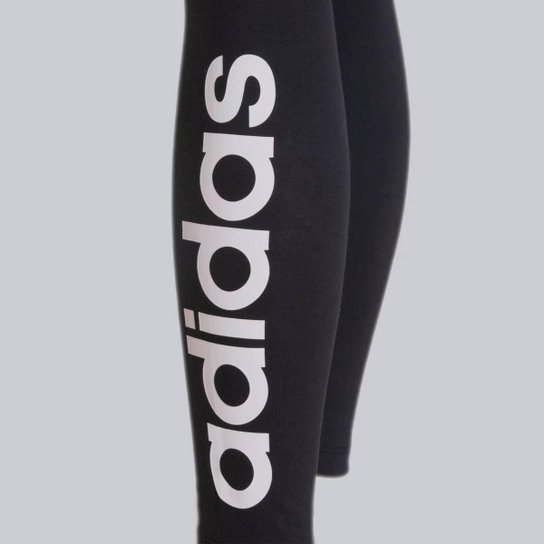 Calça Legging Adidas Logo Linear I Feminina Preta