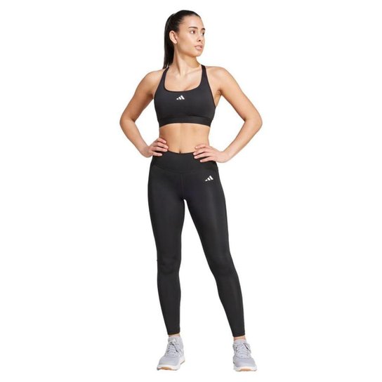 Calça Legging Adidas Optime Essentials Stash Pocket Full-Length Feminina