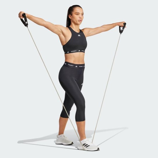 Calça Legging Adidas Techfit Capri Feminina