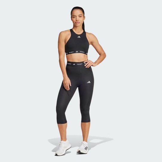 Calça Legging Adidas Techfit Capri Feminina