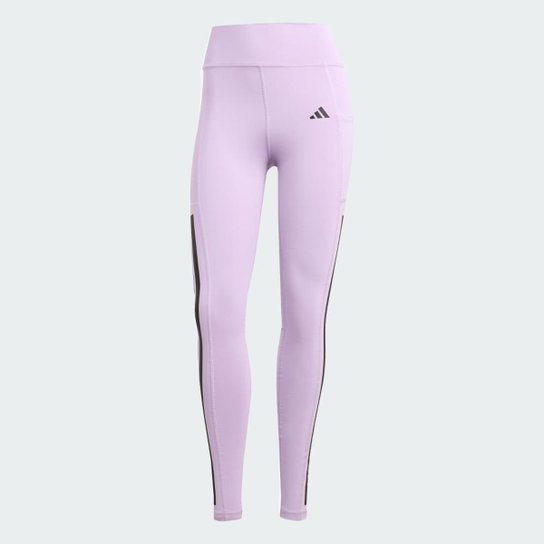 Calça legging de Comprimento Total Optime Três Listras Adidas Feminina