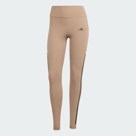 Calça legging de Comprimento Total Optime Três Listras Adidas Feminina