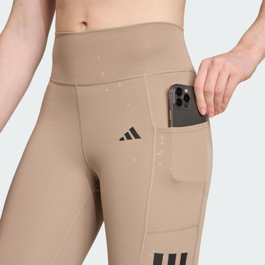 Calça legging de Comprimento Total Optime Três Listras Adidas Feminina