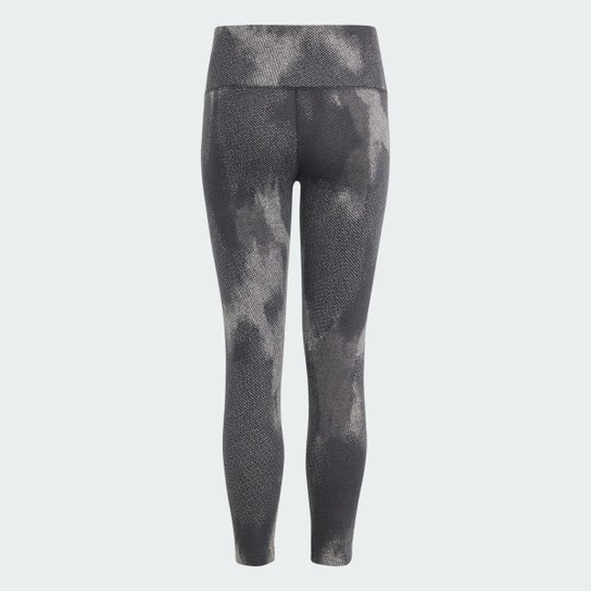 Calça Legging Infantil Adidas Algodão 7/8 Estampada Future Icons Feminina