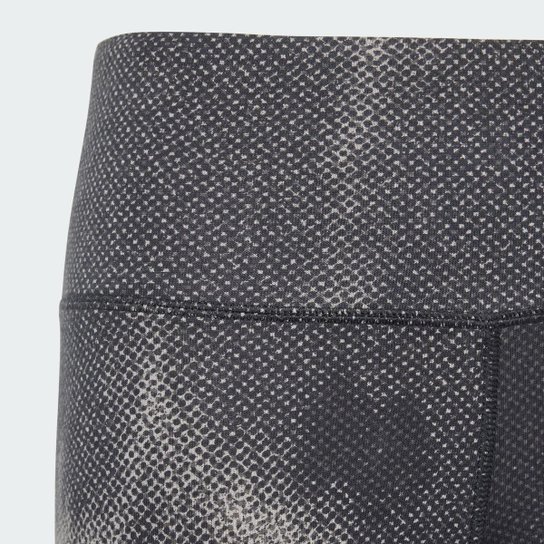 Calça Legging Infantil Adidas Algodão 7/8 Estampada Future Icons Feminina