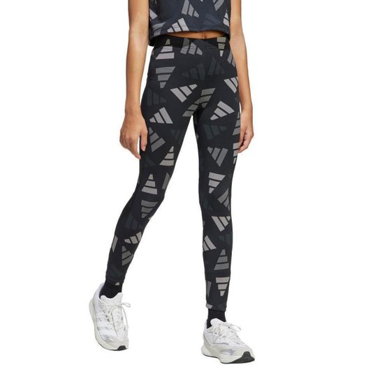 Calça Legging Infantil Adidas Seasonal Essentials Logo Celebration