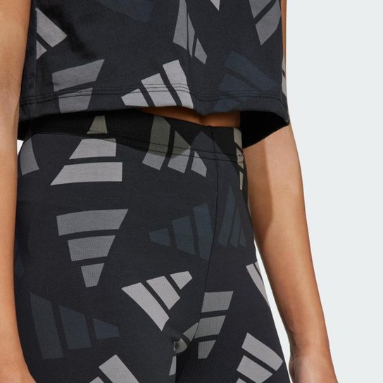 Calça Legging Infantil Adidas Seasonal Essentials Logo Celebration