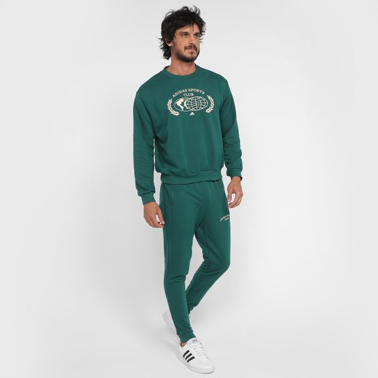 Calça Moletom Adidas Sports Club