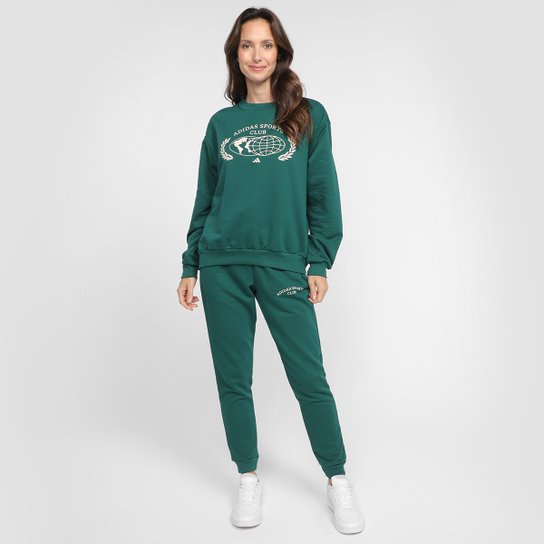 Calça Moletom Adidas Sports Club