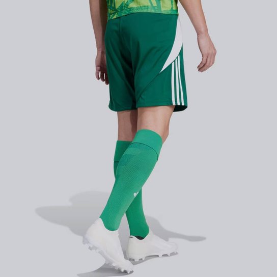 Calção Adidas Tiro 24 Verde e Branco