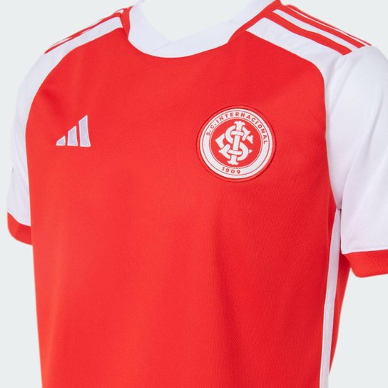 Camisa 1 SC Internacional 24/25 Infantil Adidas Masculina