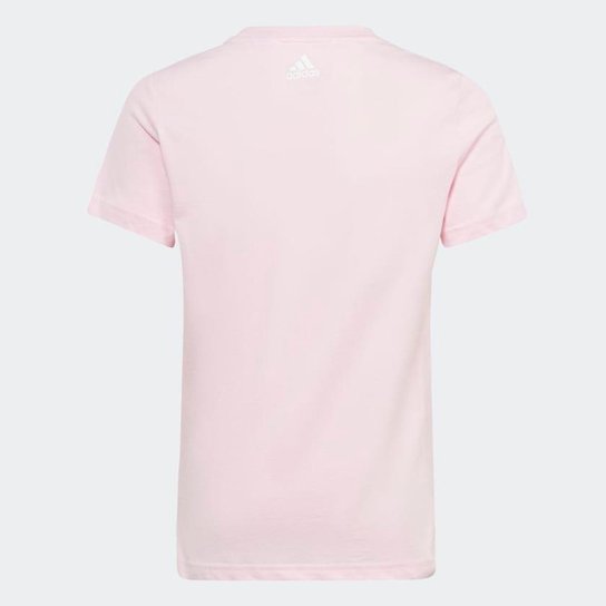 Camisa Adidas Essentials Linear Logo Cotton Slim Fit Infantil - IC3152