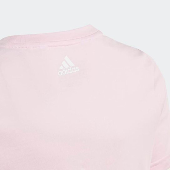 Camisa Adidas Essentials Linear Logo Cotton Slim Fit Infantil - IC3152