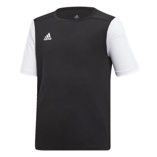 Camisa Adidas Estro 19 Infantil - Preto e Branco 6