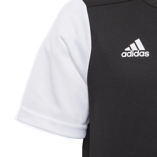 Camisa Adidas Estro 19 Infantil - Preto e Branco 6