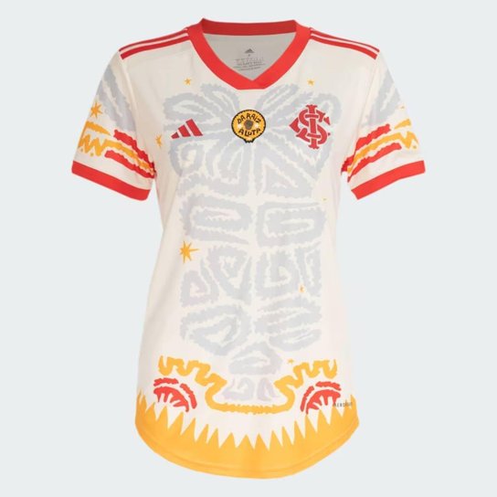 Camisa Adidas Internacional Consciência Negra 2023 Feminina