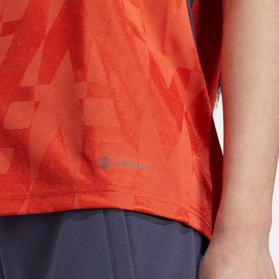 Camisa Adidas Manga Curta Tiro Feminina HS9794