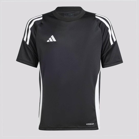 Camisa Adidas Tiro 24 Juvenil Preta