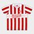 Camisa Infantil Internacional Esportiva - Branco+Vermelho