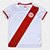 Camisa Infantil Internacional Layer - Branco+Vermelho