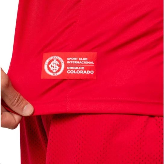 Camisa Internacional Adulto Oficial Retrô Vintage Vermelha