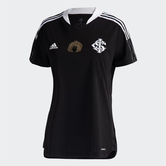 Camisa Internacional Dia da Consciência Negra 21/22 s/n° Torcedor Adidas Feminina
