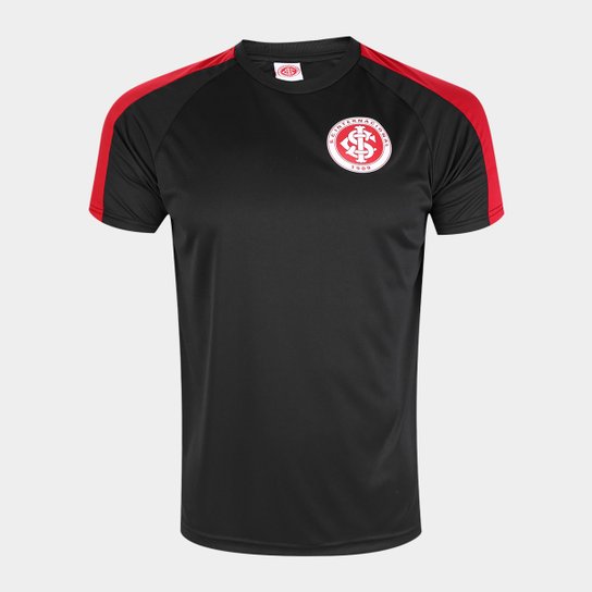 Camisa Internacional Gigante n°10 Edição Especial Masculina - Preto+Vermelho
