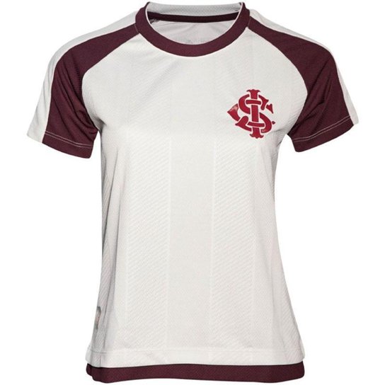 Camisa Internacional Historic Vinho Branco Feminina