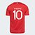 Camisa Internacional I 25/26 Alan Patrick nº 10 Torcedor Adidas Masculina - Vermelho