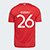 Camisa Internacional I 25/26 Bernabei nº 26 Torcedor Adidas Masculina - Vermelho