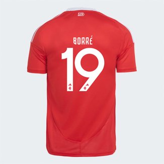 Camisa Internacional I 25/26 Borré nº 19 Torcedor Adidas Masculina
