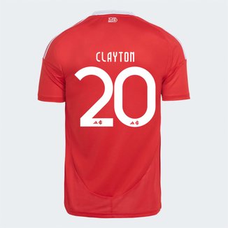 Camisa Internacional I 25/26 Clayton nº 20 Torcedor Adidas Masculina