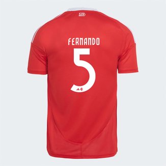 Camisa Internacional I 25/26 Fernando nº 5 Torcedor Adidas Masculina