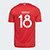 Camisa Internacional I 25/26 Juninho nº 18 Torcedor Adidas Masculina - Vermelho