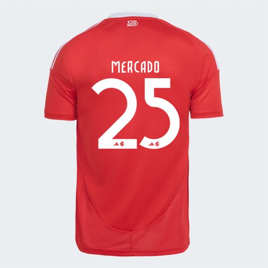 Camisa Internacional I 25/26 Mercado nº 25 Torcedor Adidas Masculina