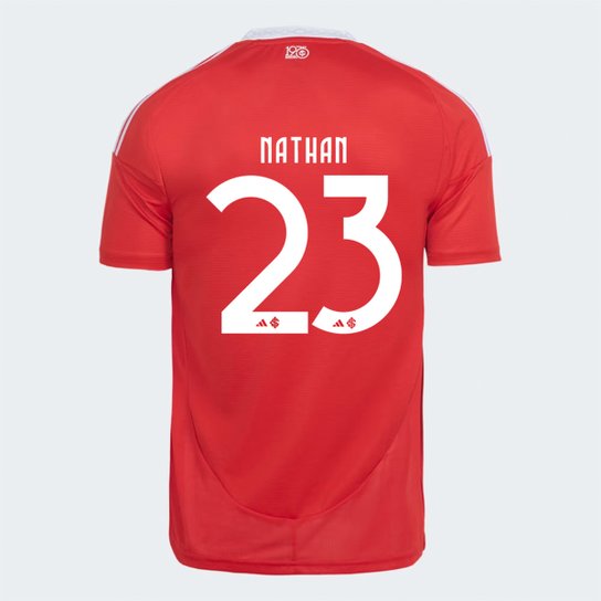 Camisa Internacional I 25/26 Nathan nº 23 Torcedor Adidas Masculina