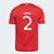 Camisa Internacional I 25/26 Ramon nº 2 Torcedor Adidas Masculina - Vermelho