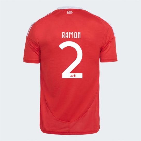 Camisa Internacional I 25/26 Ramon nº 2 Torcedor Adidas Masculina