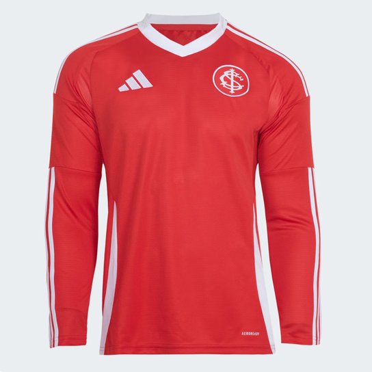 Camisa Internacional I 25/26 s/n Manga Longa Adidas Masculina
