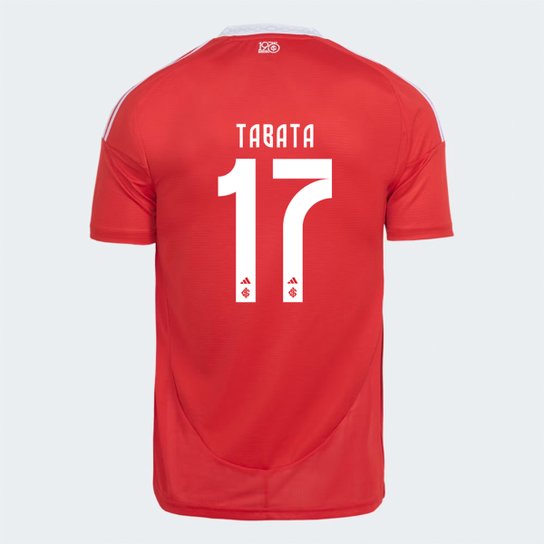 Camisa Internacional I 25/26 Tabata nº 17 Torcedor Adidas Masculina